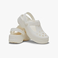 Crocs Classic Mary Jane Clog K - כפכפי קלוג קרוקס מרי ג'ין לבנות בצבע לבן גיר