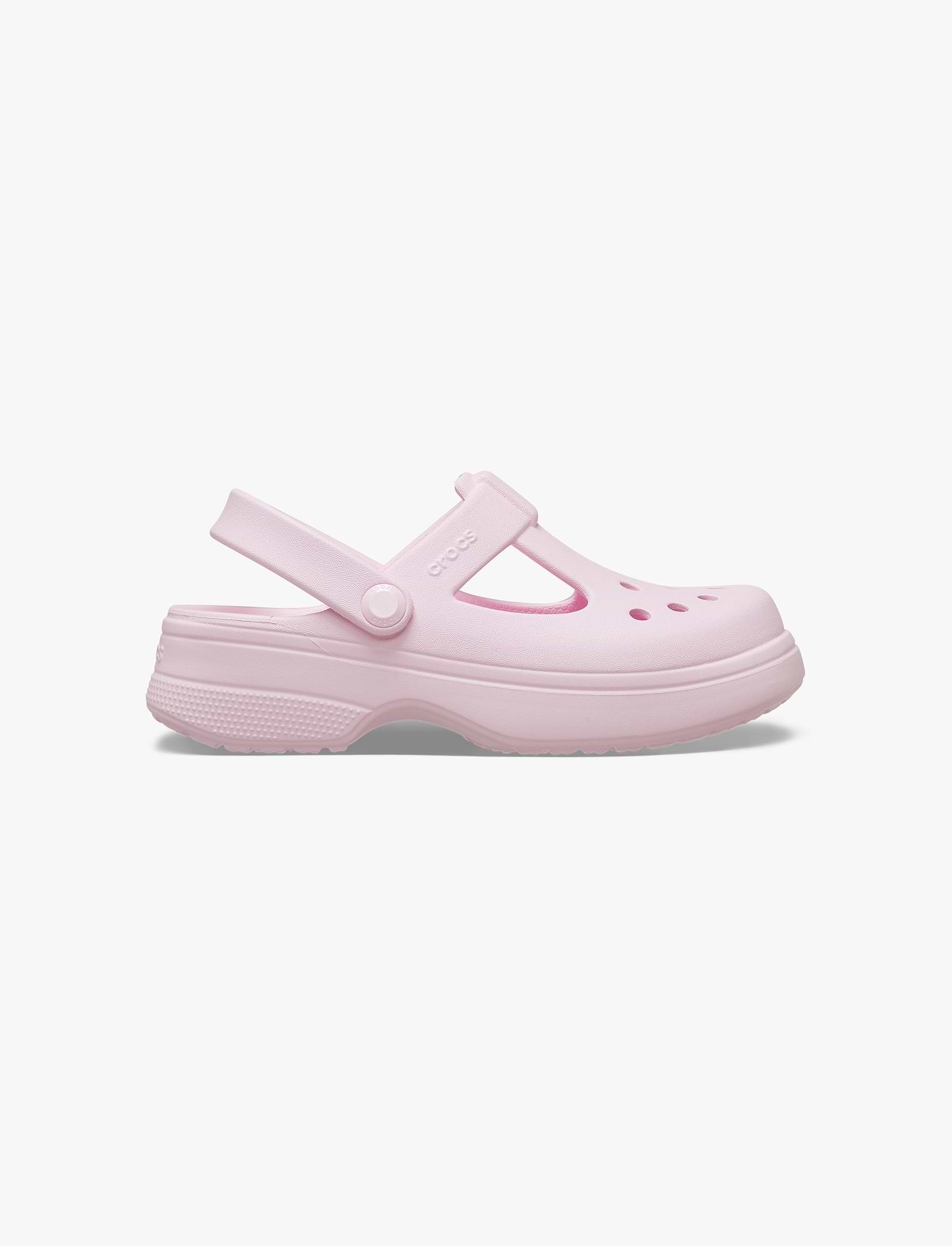 Crocs Classic Mary Jane Clog K - כפכפי קלוג קרוקס מרי ג'ין לבנות בצבע ורוד