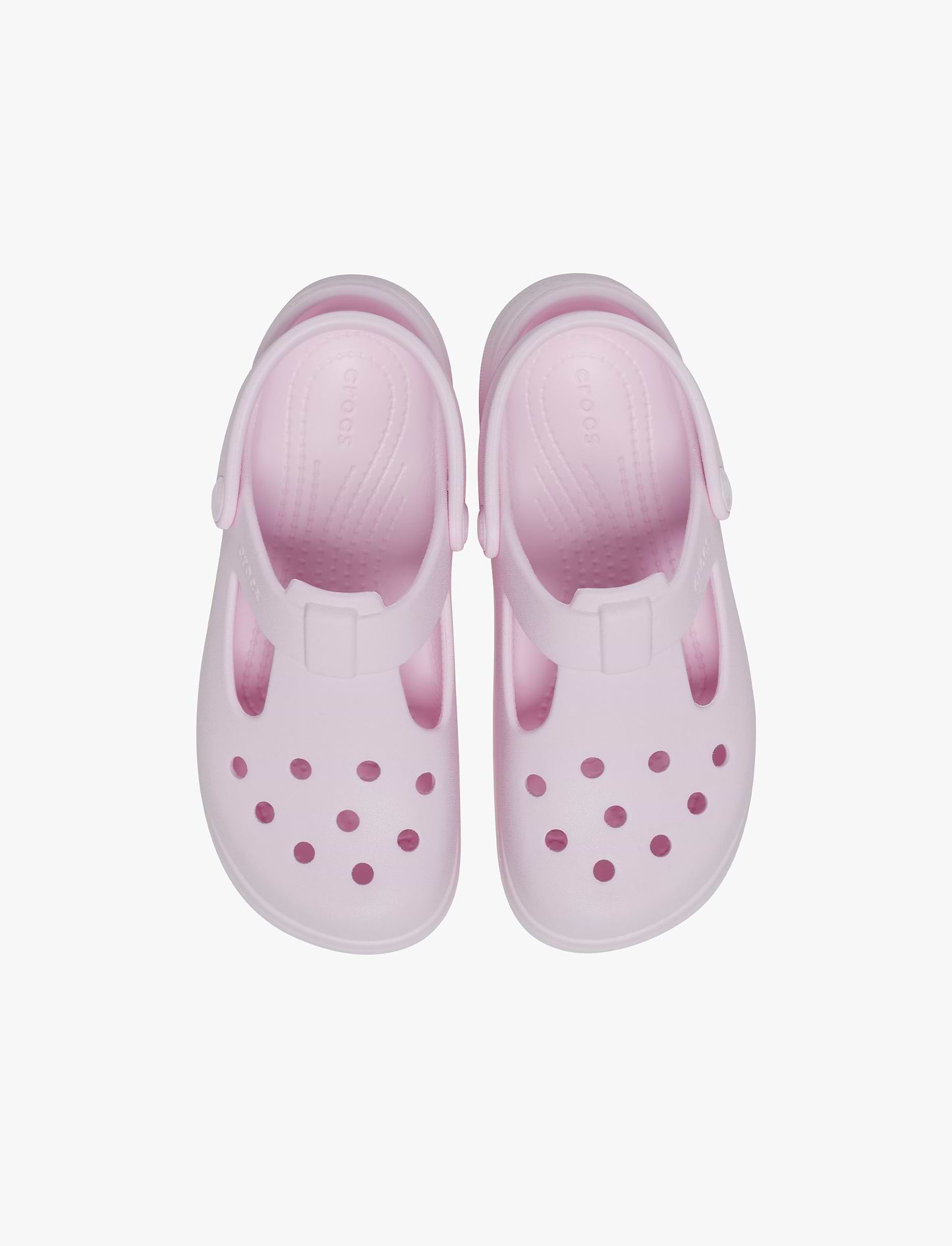 Crocs Classic Mary Jane Clog K - כפכפי קלוג קרוקס מרי ג'ין לבנות בצבע ורוד