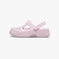 Crocs Classic Mary Jane Clog K - כפכפי קלוג קרוקס מרי ג'ין לבנות בצבע ורוד