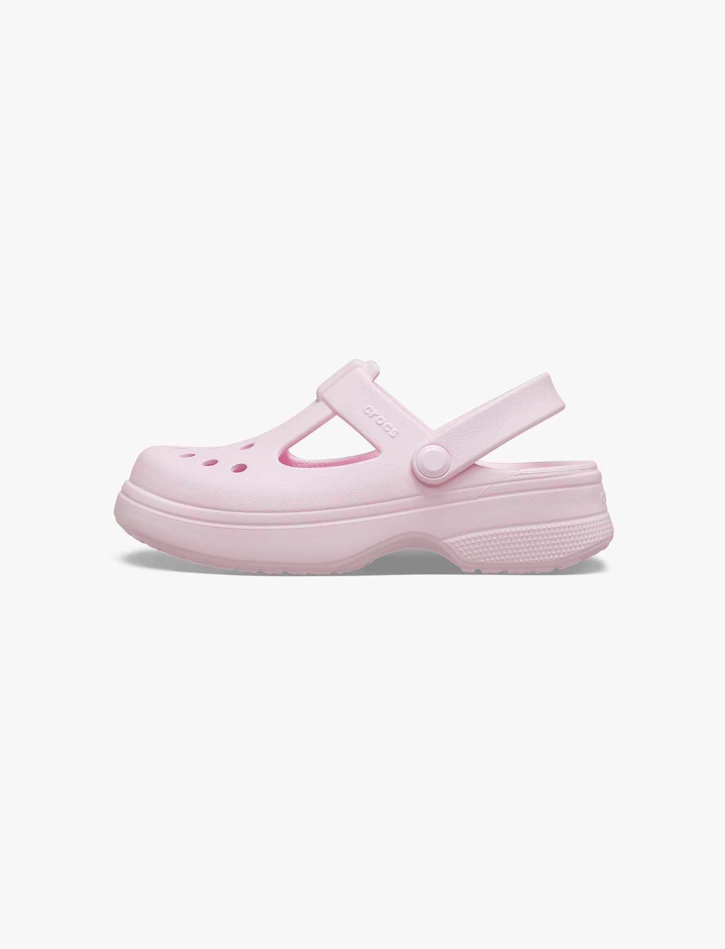 Crocs Classic Mary Jane Clog K - כפכפי קלוג קרוקס מרי ג'ין לבנות בצבע ורוד