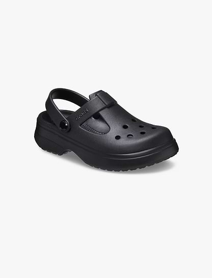 Crocs Classic Mary Jane Clog T - כפכפי קלוג קרוקס מרי ג'ין לבנות מידות קטנות בצבע שחור