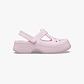 Crocs Classic Mary Jane Clog T - כפכפי קלוג קרוקס מרי ג'ין לבנות מידות קטנות בצבע ורוד
