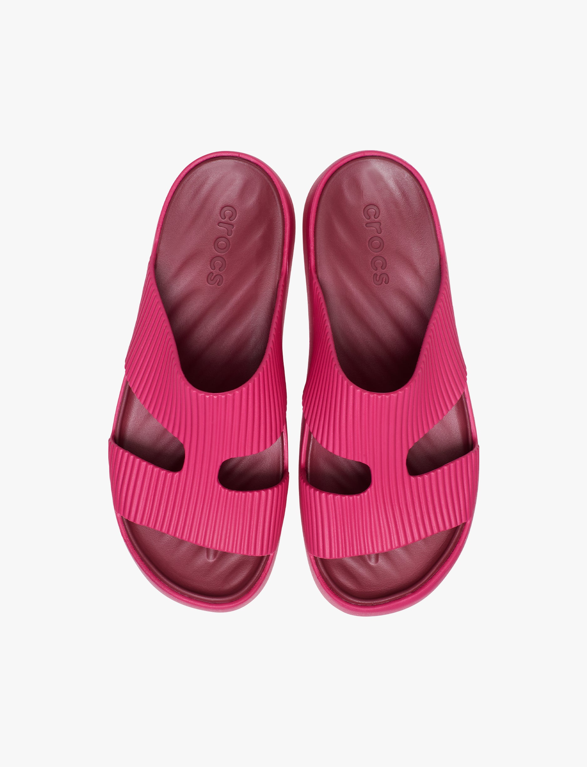 Crocs Getaway Groove Platform HStrap - סנדלי פלטפורמה קרוקס לנשים בצבע ורוד