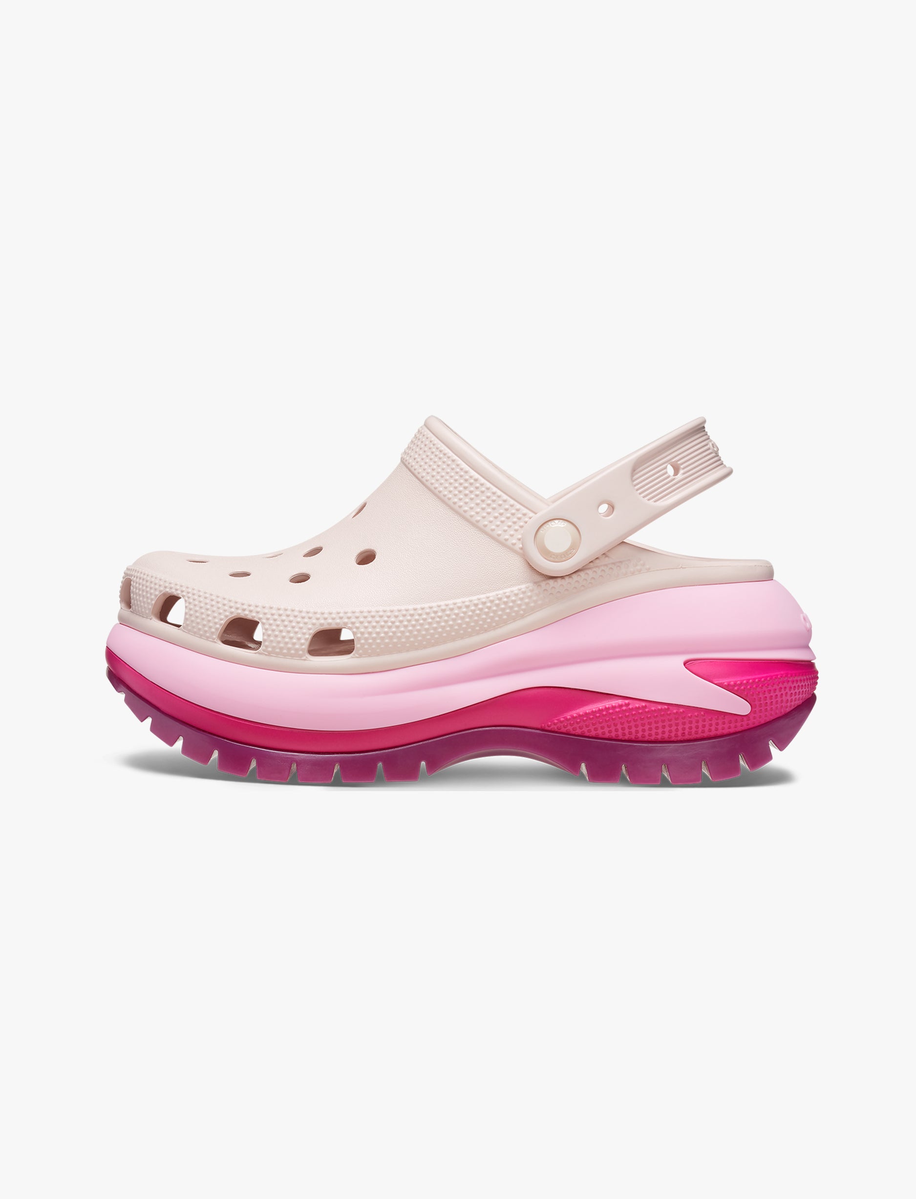 Crocs Mega Crush Matte Clog -  כפכפי קרוקס פלטפורמה מגה קראש מאטל לנשים