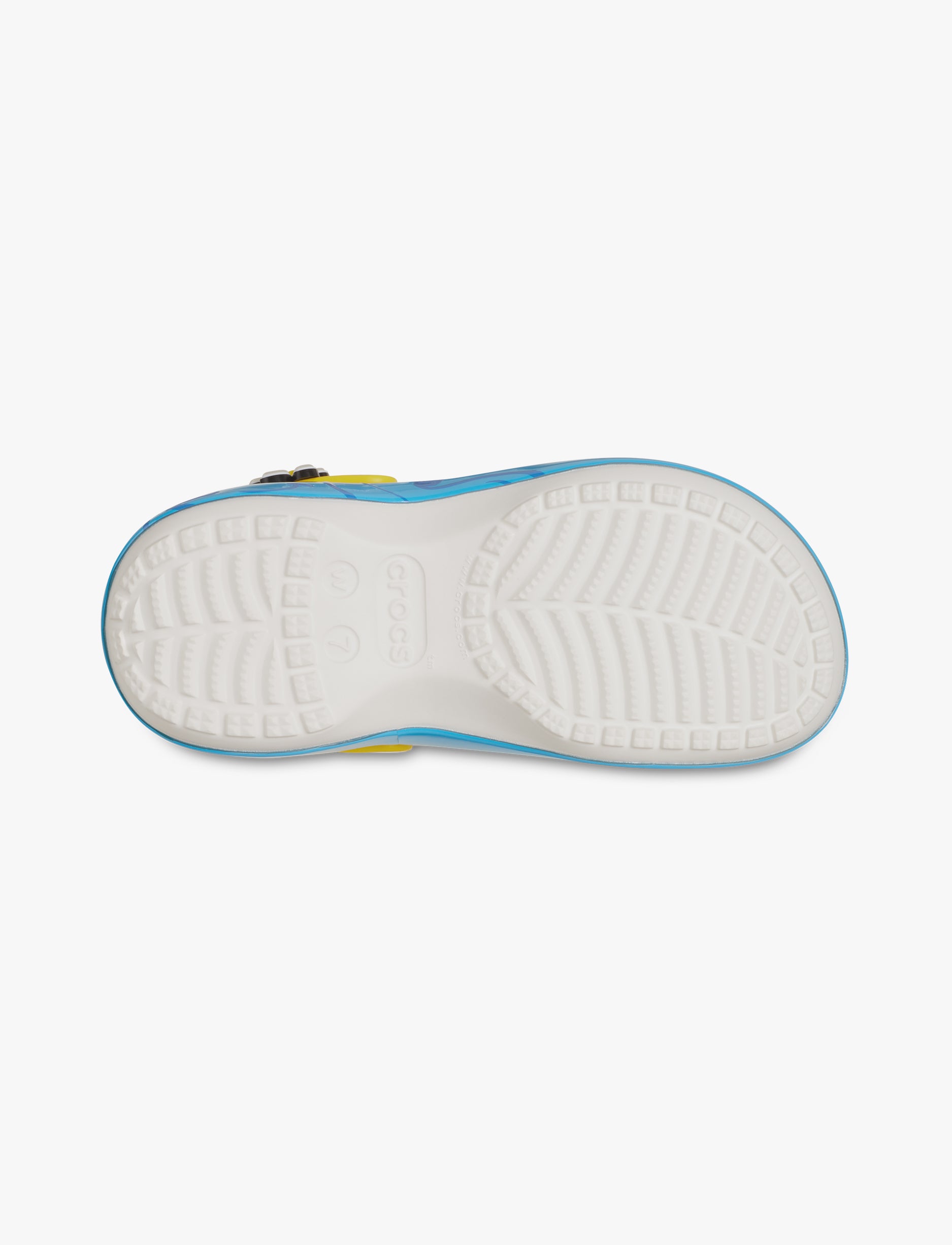 Crocs Smurfs Platform Clog  - כפכפי קרוקס קלוג פלטפורמה הדרדסים לנשים בצבע לבן/תכלת