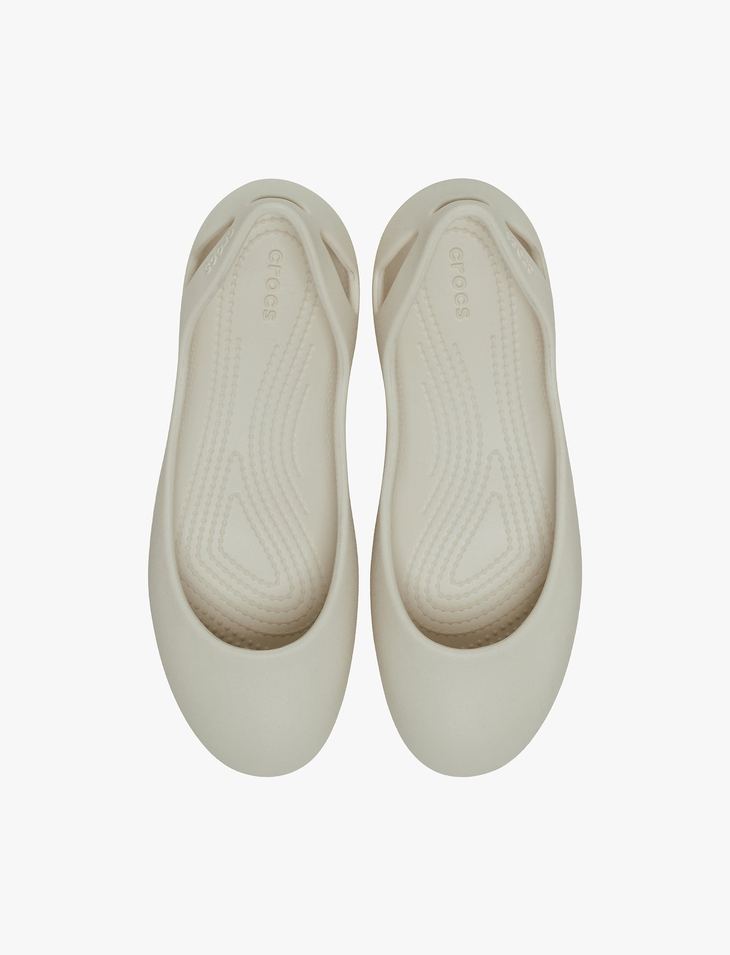 Crocs Kadee Flat -  נעלי קרוקס קיידי שטוחות לנשים בצבע סטוקו