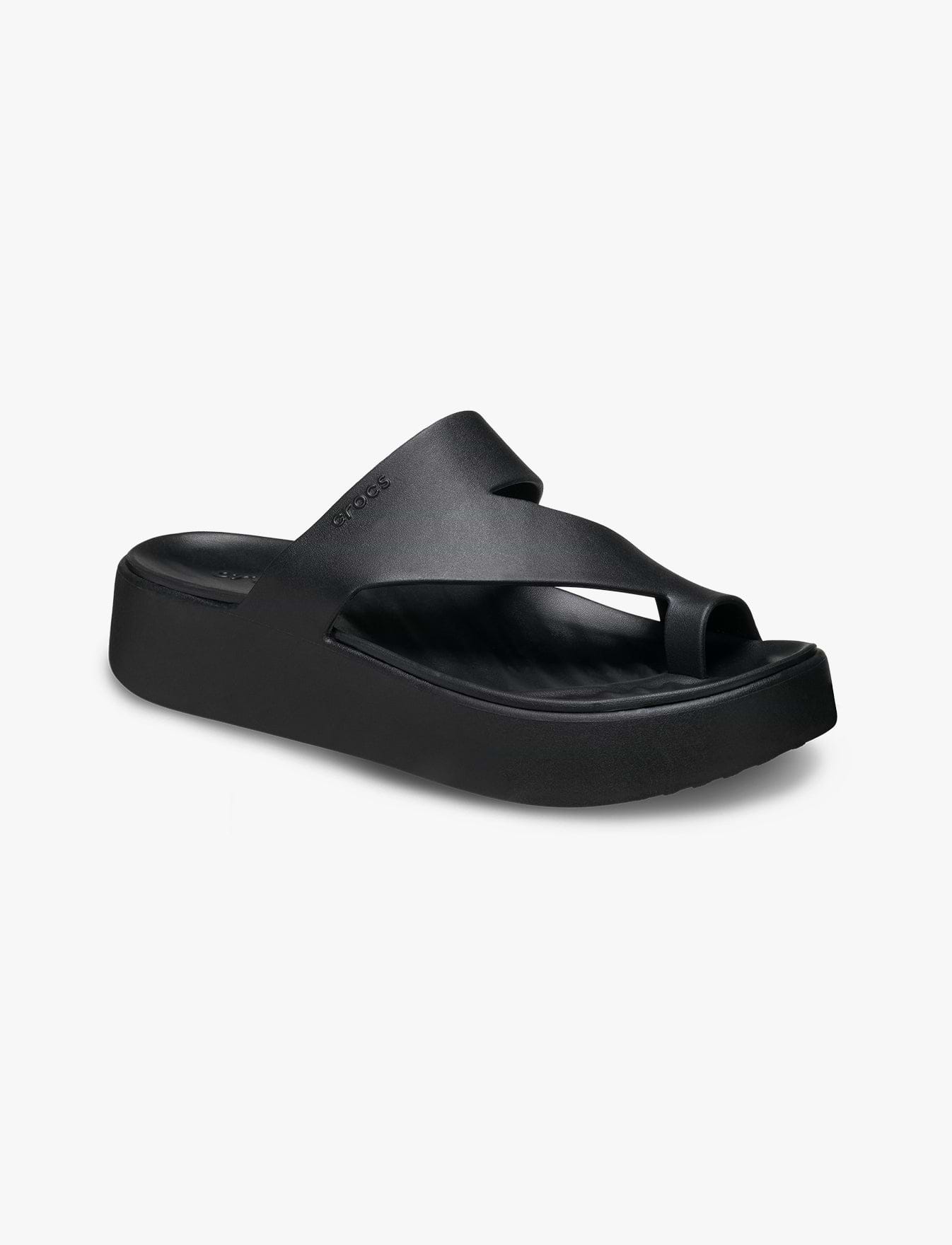 Crocs Getaway Platform Toe Loop - כפכפי אצבע פלטפורמה קרוקס לנשים