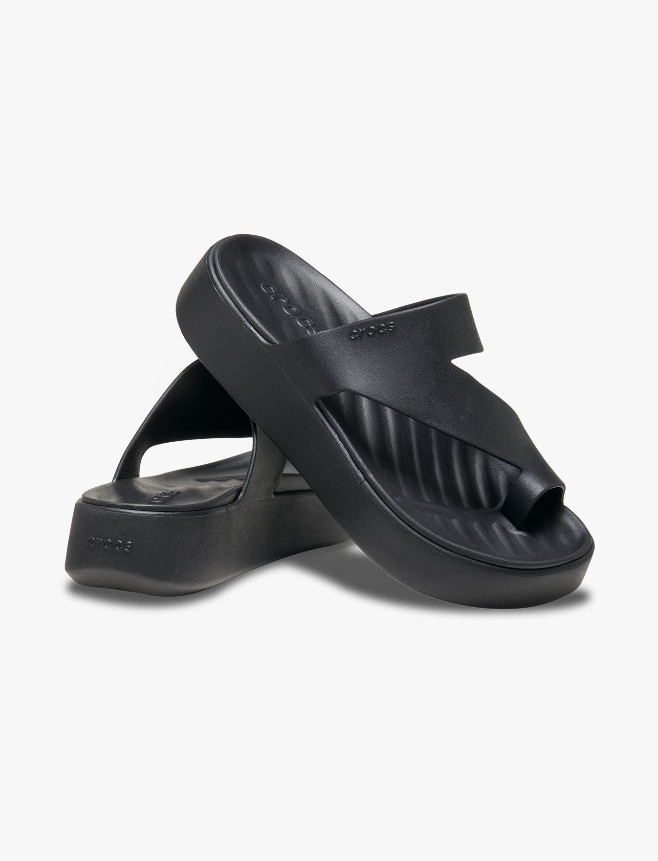 Crocs Getaway Platform Toe Loop - כפכפי אצבע פלטפורמה קרוקס לנשים