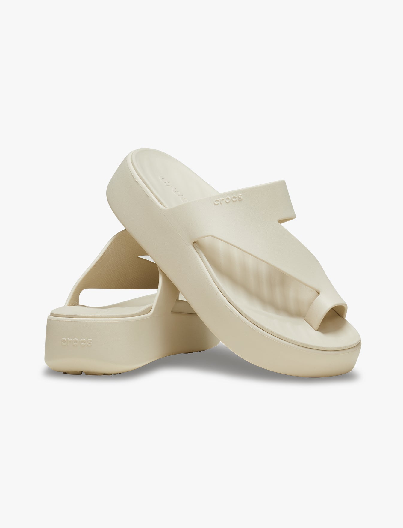 Crocs Getaway Platform Toe Loop - כפכפי אצבע פלטפורמה קרוקס לנשים