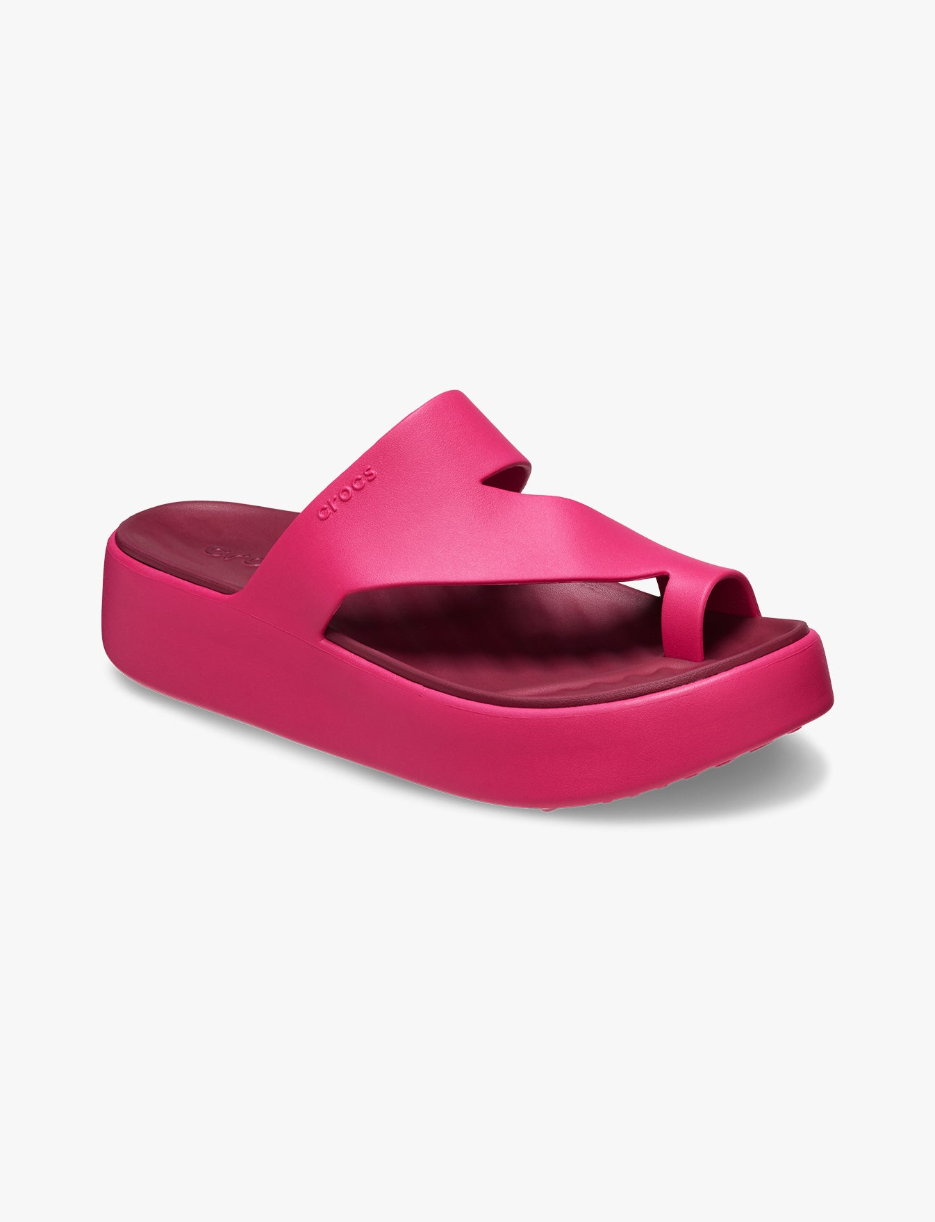 Crocs Getaway Platform Toe Loop - כפכפי אצבע פלטפורמה קרוקס לנשים