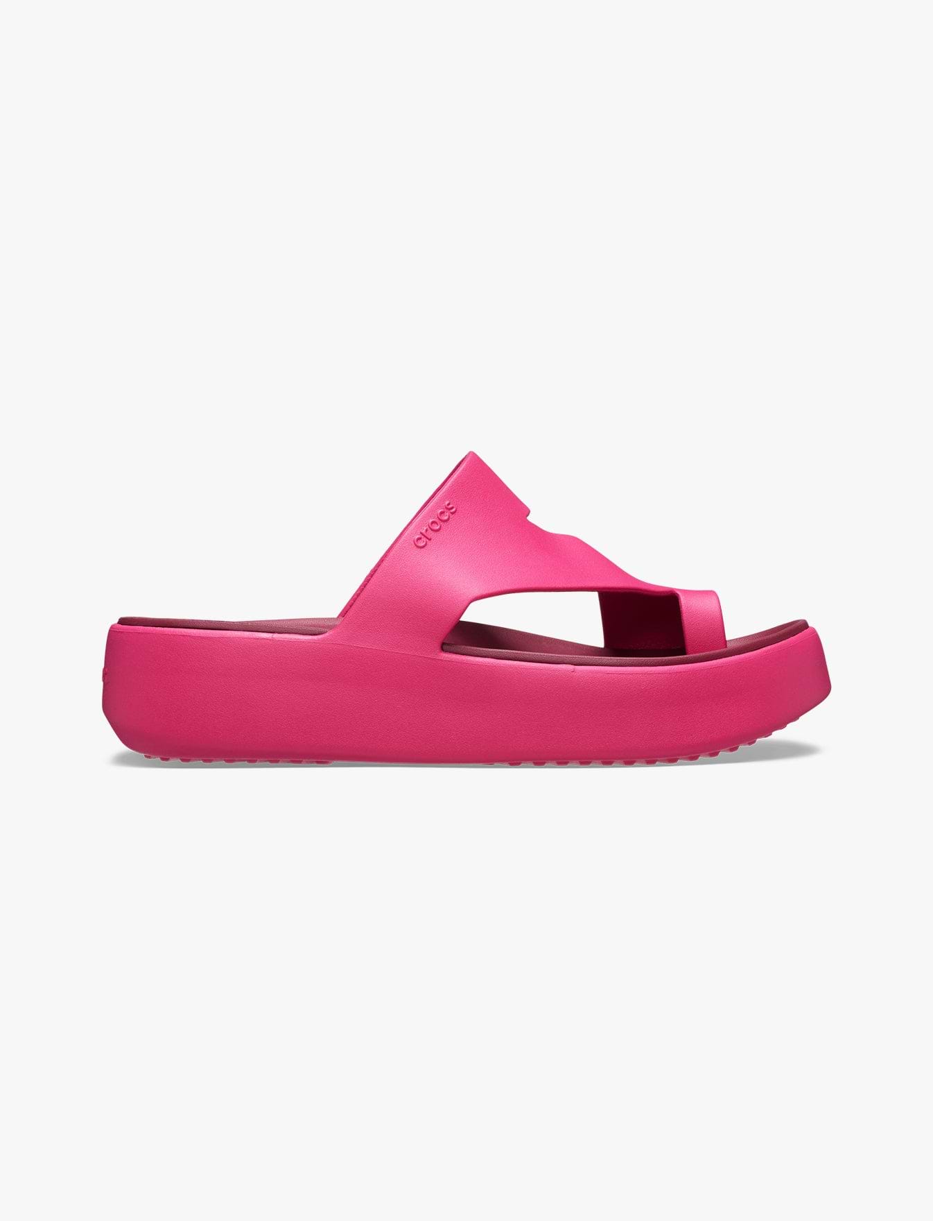 Crocs Getaway Platform Toe Loop - כפכפי אצבע פלטפורמה קרוקס לנשים