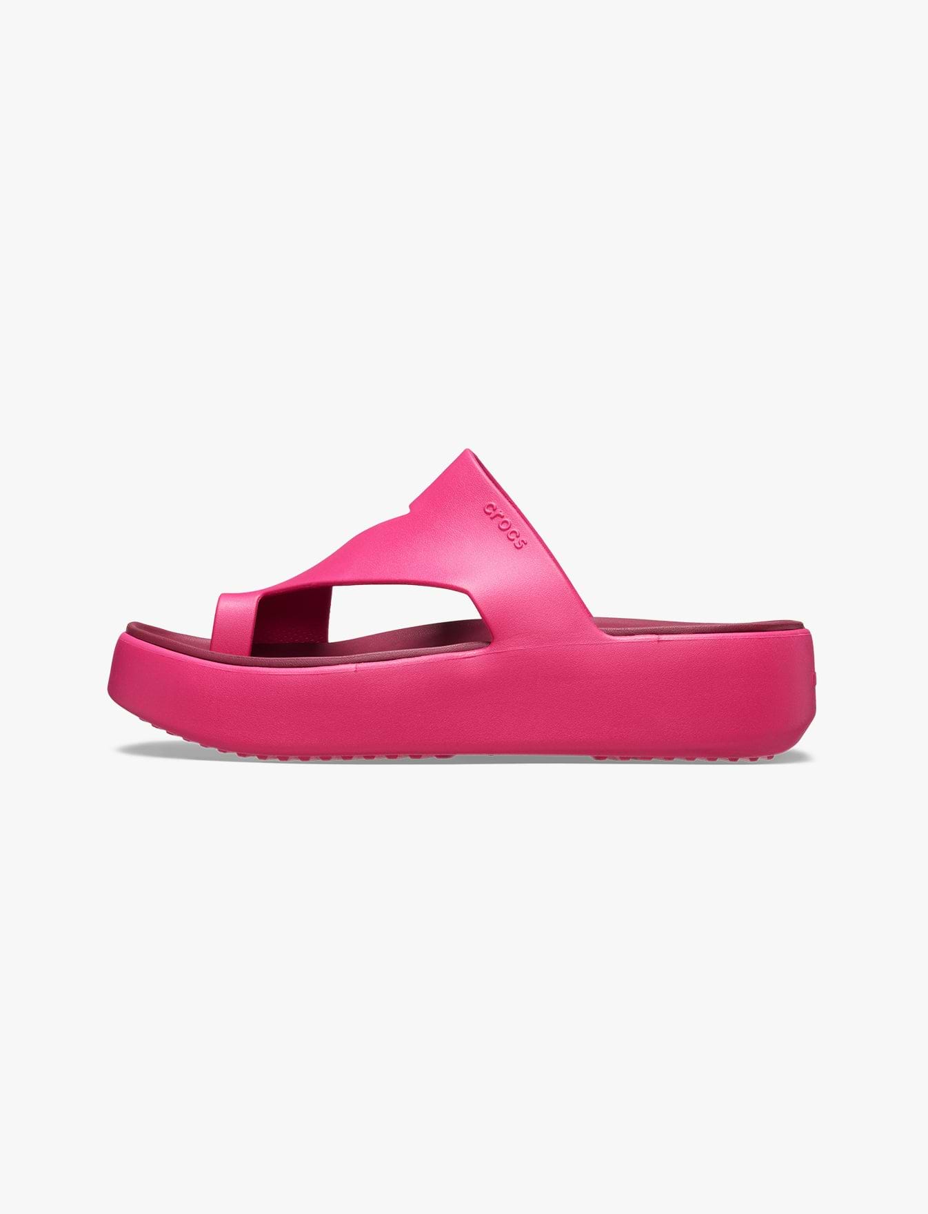 Crocs Getaway Platform Toe Loop - כפכפי אצבע פלטפורמה קרוקס לנשים