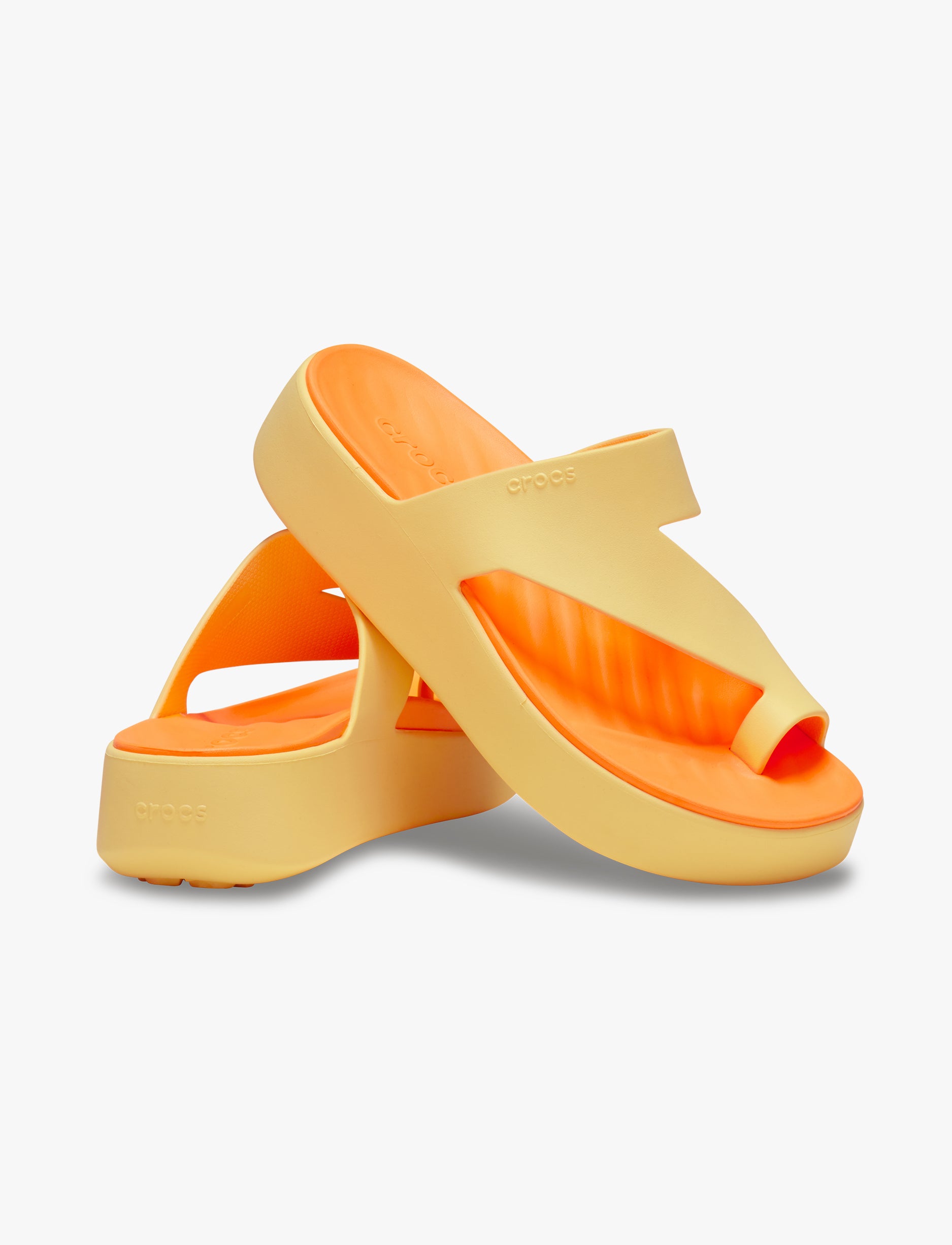 Crocs Getaway Platform Toe Loop - כפכפי אצבע פלטפורמה קרוקס לנשים