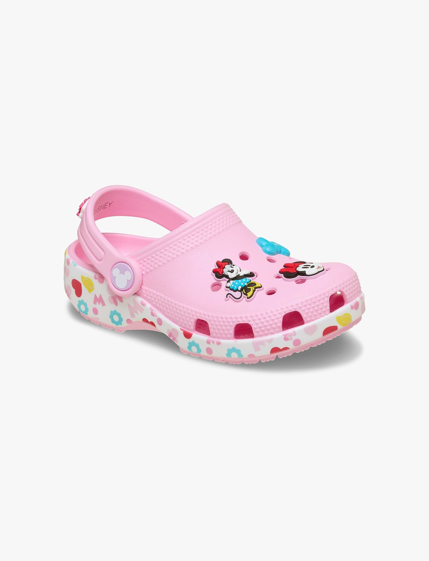 Crocs Mickey & Friends Minnie T - כפכפי קרוקס קלוג לבנות מיני מאוס וחברים בצבע ורוד מידות קטנות