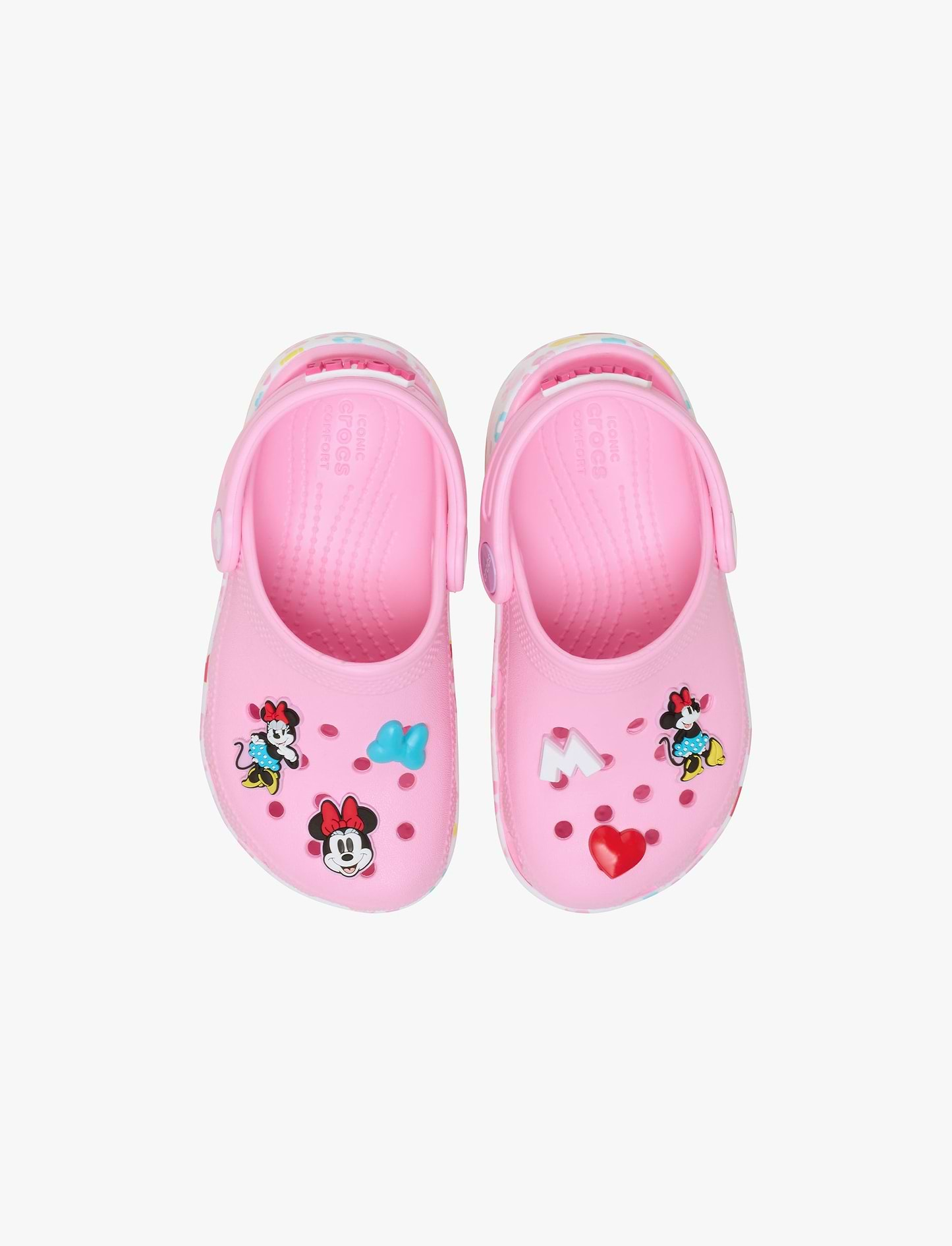 Crocs Mickey & Friends Minnie T - כפכפי קרוקס קלוג לבנות מיני מאוס וחברים בצבע ורוד מידות קטנות