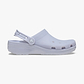Crocs Classic Frosted Clog - כפכפי קלוג קרוקס בגימור שקוף-מט בצבע סגלגל ירח