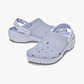 Crocs Classic Frosted Clog - כפכפי קלוג קרוקס בגימור שקוף-מט בצבע סגלגל ירח