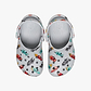 Crocs Classic Race Cars Graphic Clog T-  כפכפי קרוקס לילדים בצבע אפור עם הדפס מכוניות