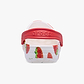 Crocs Classic Fresh Fruits K -  כפכפי קרוקס לילדים בצבע לבן בהדפס תותים אדומים