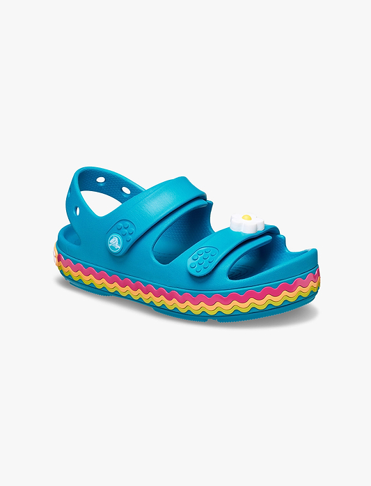Crocs Crocband Cruiser Ric Rac -  סנדלי קרוקס קרוקבנד לילדים בצבע מרינה כחול