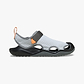 Crocs Swiftwater Mesh Deck Sandal -  סנדלי קרוקס סוויפווטר לגברים בצבע מיראז' אפור/שחור