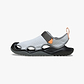 Crocs Swiftwater Mesh Deck Sandal -  סנדלי קרוקס סוויפווטר לגברים בצבע מיראז' אפור/שחור