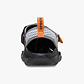 Crocs Swiftwater Mesh Deck Sandal -  סנדלי קרוקס סוויפווטר לגברים בצבע מיראז' אפור/שחור