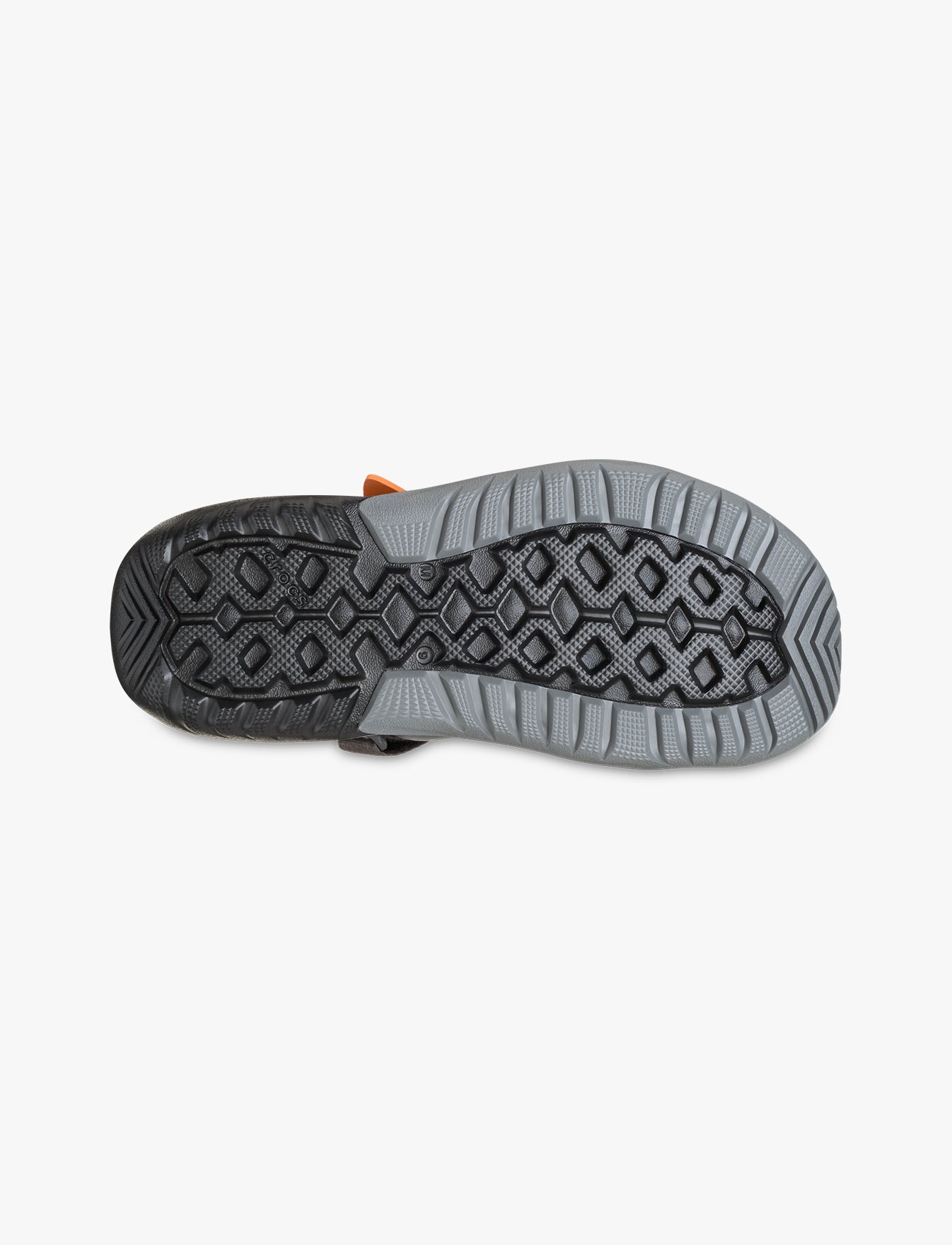 Crocs Swiftwater Mesh Deck Sandal -  סנדלי קרוקס סוויפווטר לגברים בצבע מיראז' אפור/שחור