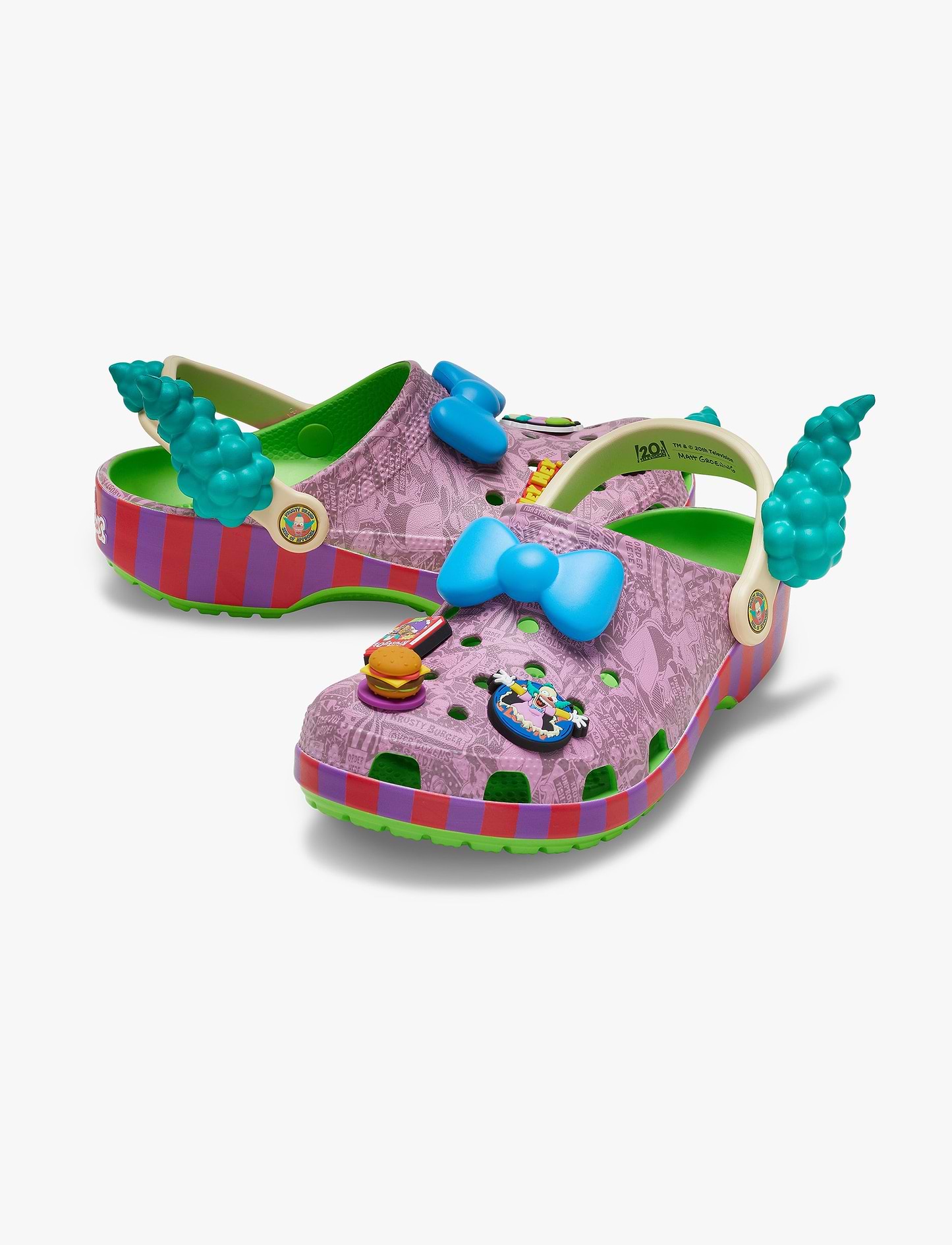 Crocs The Simpsons Krusty The Clown Classic Clog - כפכפי קרוקס קרסטי הליצן מסדרת משפחת סימפסון