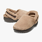Crocs Classic Unfurgettable Clog - כפכפי קרוקס פרוותיים לנשים בצבע שוקולד חלב