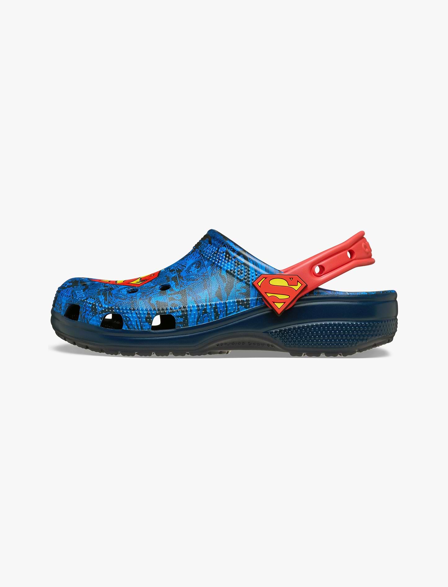 Crocs Superman Classic Clog - כפכפי קלוג קרוקס סופרמן בצבע כחול/אדום