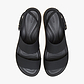 Crocs Brooklyn Cork Low Wedge - סנדלי פלטפורמה קרוקס ברוקלין קורק לנשים בצבע שחור