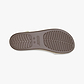 Crocs Brooklyn Cork Low Wedge - סנדלי פלטפורמה קרוקס ברוקלין קורק לנשים בצבע לבן גיר