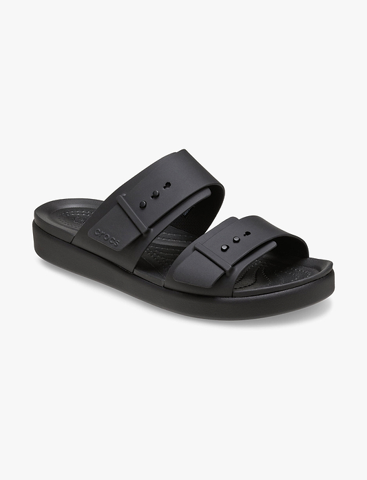 Crocs Brooklyn Buckle Low Low - כפכפי קרוקס ברוקלין לנשים בצבע שחור