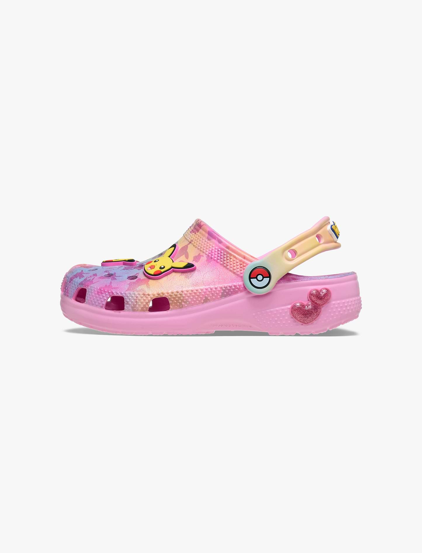 Crocs Pokemon Pikachu Pink Classic Clog K - כפכפי קרוקס פוקימון פיקאצ'ו לבנות בצבע ורוד