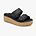 Crocs Brooklyn Cork Buckle - כפכפי פלטפורמה קרוקס ברוקלין לנשים בצבע שחור