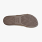 Crocs Brooklyn Cork Buckle - כפכפי פלטפורמה קרוקס ברוקלין לנשים בצבע שוקולד חלב
