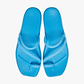 Crocs Miami Frosted Toe Loop - כפכפי אצבע קרוקס מיאמי לנשים בצבע כחול מטאלי/שחור