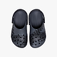 Crocs Classic Tire Print Clog K - כפכפי קלוג קרוקס לילדים בצבע אפור/שחור