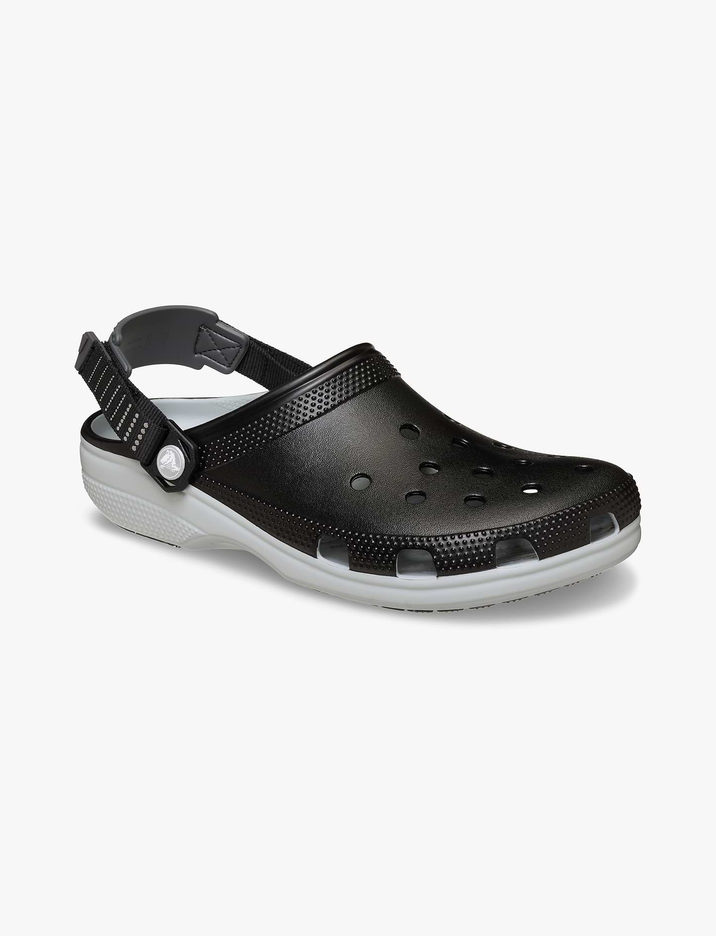 Crocs Classic Turbo Clog - כפכפי קלוג קרוקס טורבו בצבע שחור/אפור