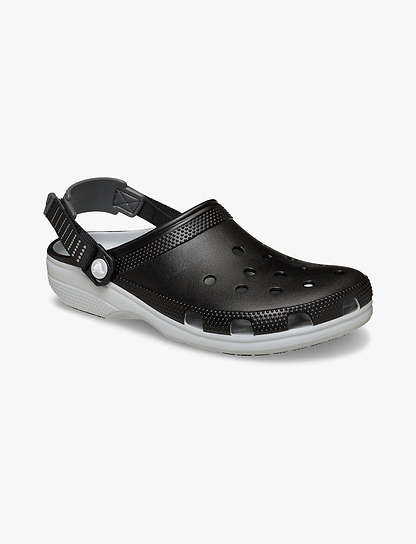 Crocs Classic Turbo Clog -  כפכפי קלוג קרוקס טורבו בצבע שחור/אפור