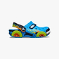 Crocs Toddler Classic I AM Monster Truck - כפכפי קרוקס קלוג בעיצוב משאית מפלצת בצבע כחול