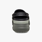 Crocs Classic Stacked Clog - כפכפי פלטפורמה קרוקס לנשים בצבע שחור/ירוק זית