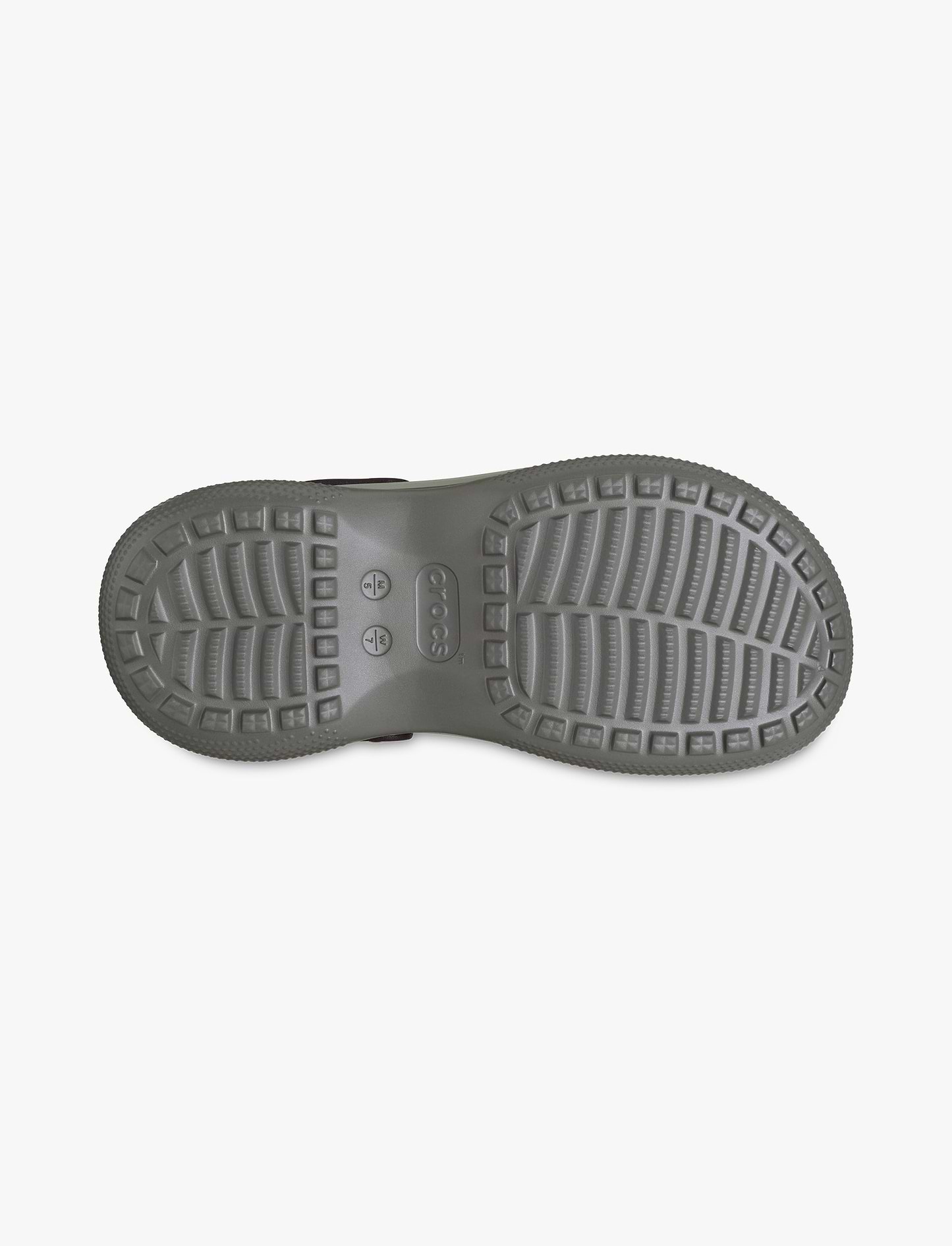 Crocs Classic Stacked Clog - כפכפי פלטפורמה קרוקס לנשים בצבע שחור/ירוק זית