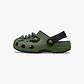 Crocs Classic I AM Scary Dino Clog T - כפכפי קרוקס קלוג דינו בצבע ירוק/שחור