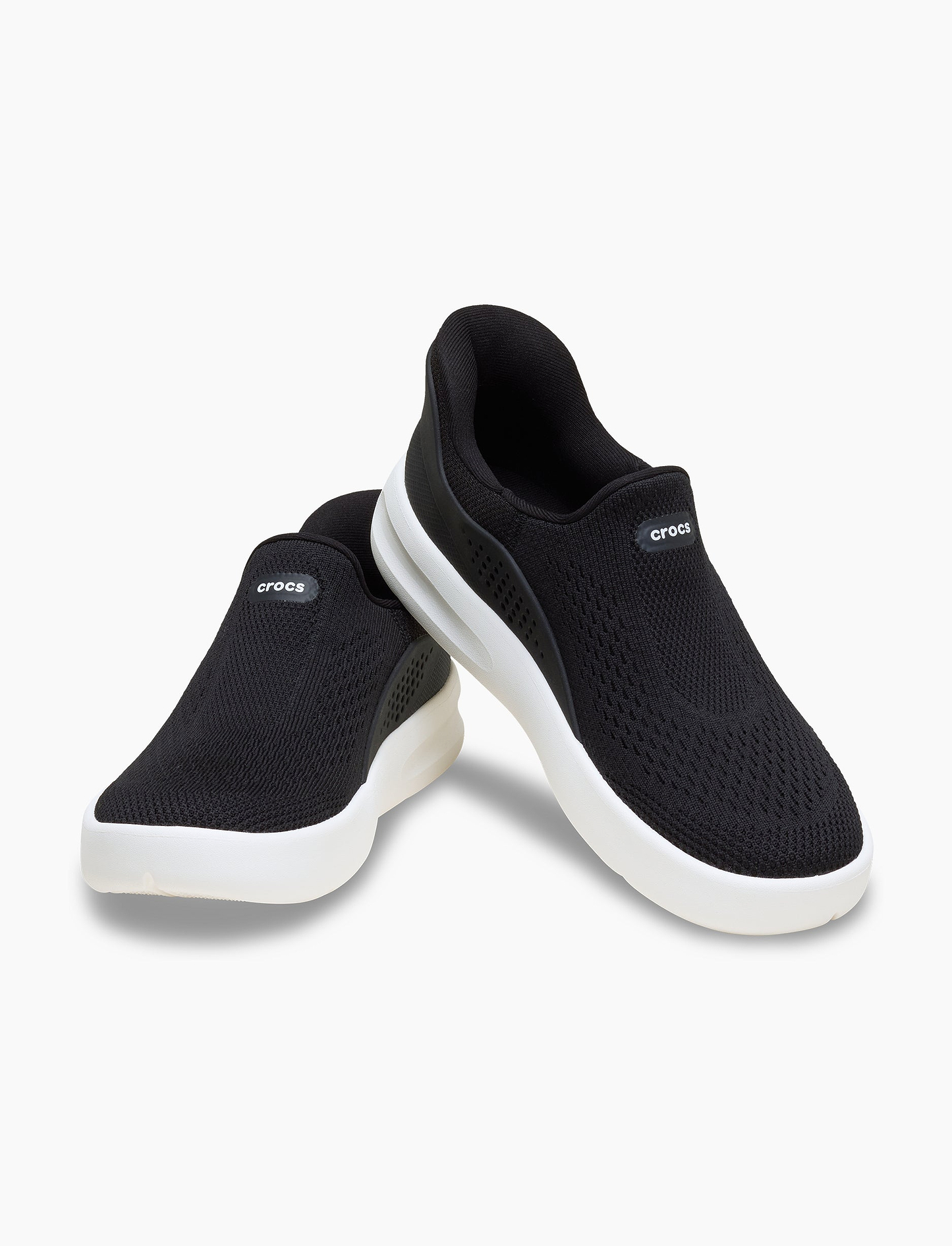 נעלי סליפ און קרוקס לגברים בצבע שחור - Crocs Locale Ease No Hands Slip On