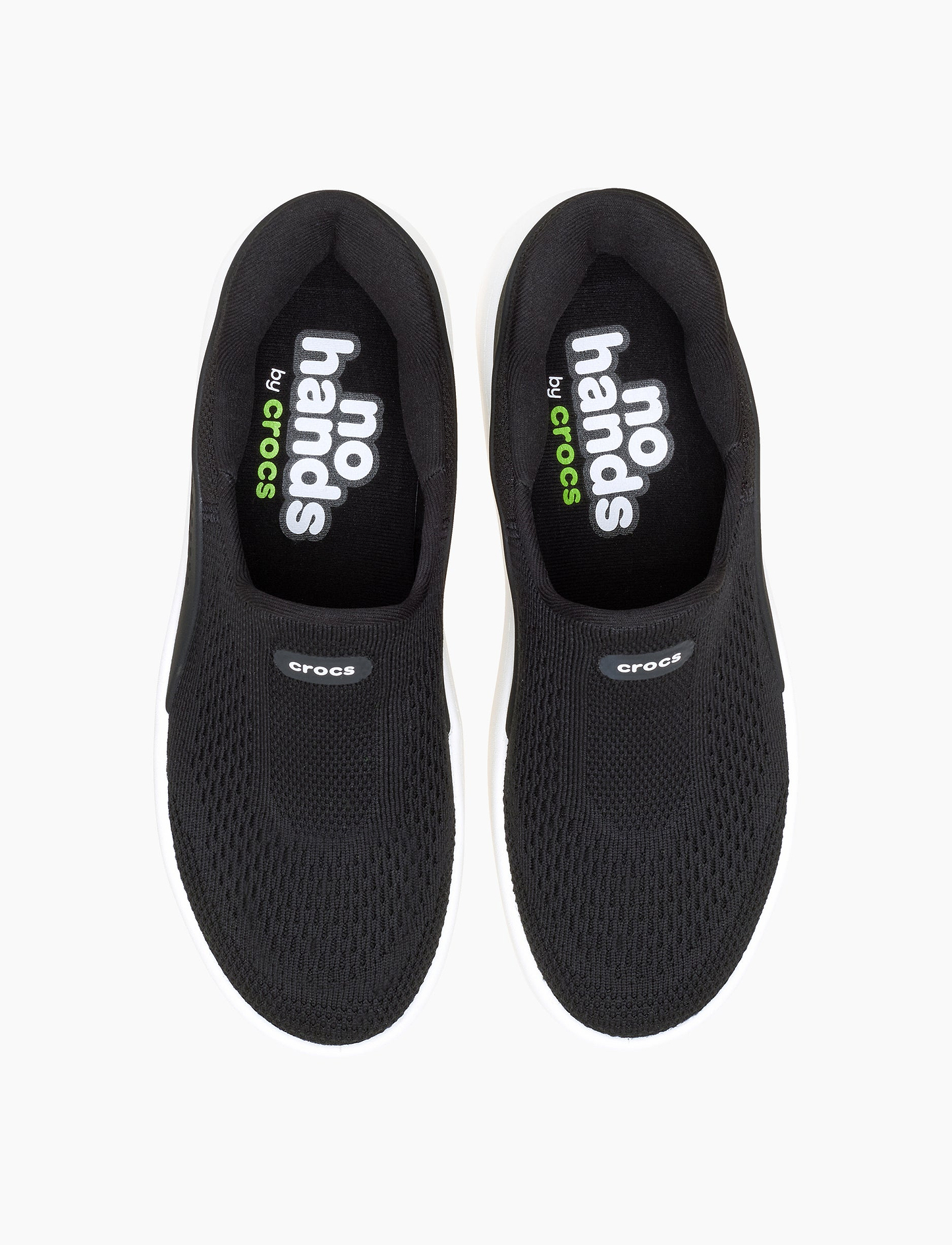 נעלי סליפ און קרוקס לגברים בצבע שחור - Crocs Locale Ease No Hands Slip On
