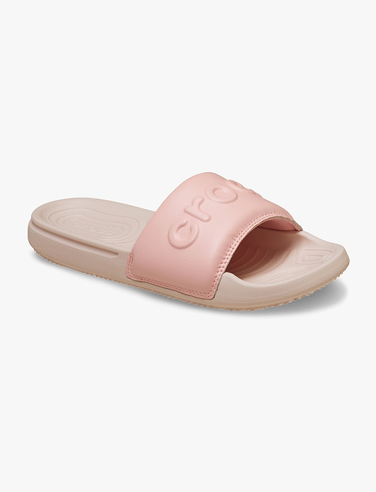 Crocs All Day Slide - כפכפי סלייד קרוקס לנשים בצבע ורוד אבקתי