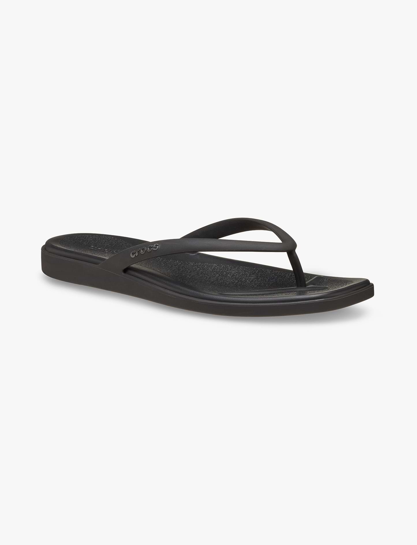 Crocs Miami Flip - כפכפי אצבע קרוקס מיאמי לנשים בצבע שחור